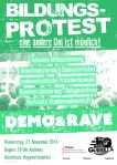 bildungsprotest rave
